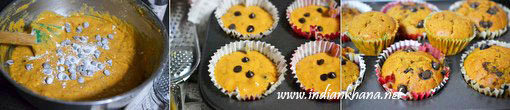 Eggless-Papaya-Chocochip-Muffin-Recipe