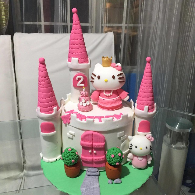 Hello Kitty Castle Cake by Kristine Miranda