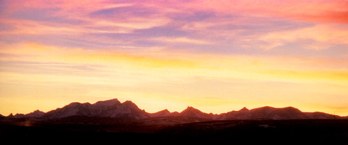 sunset mountain canada nature landscape rockies scenery rocky alberta waterton cardston
