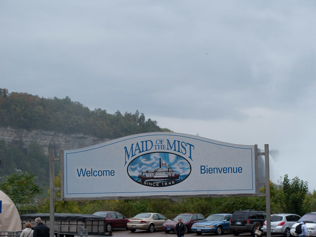 Maid of the Mist sign