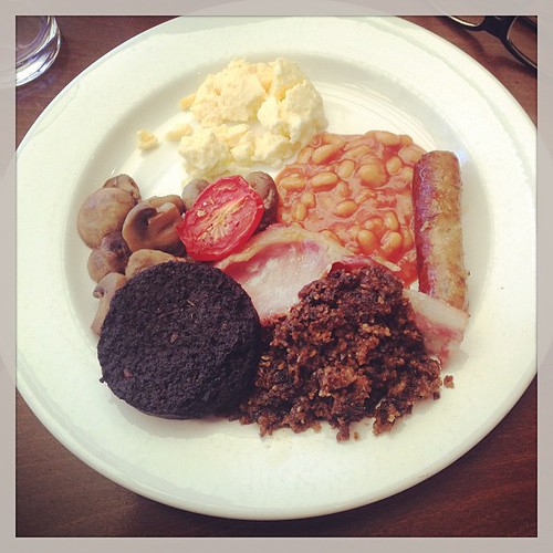 The full 'Scottish', complete with delicious haggis! Truly enjoyable!!
