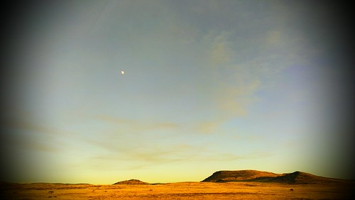 arizona moon landscape highway