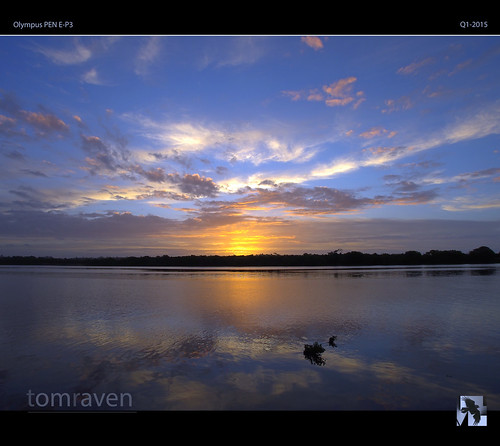 sunset sky sun water clouds reflections horizon olympus ep3 tomraven aravenimage q12015