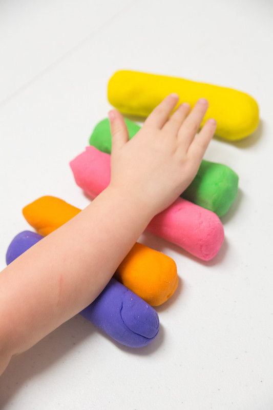Toddler Rolling Therapeutic Playdough