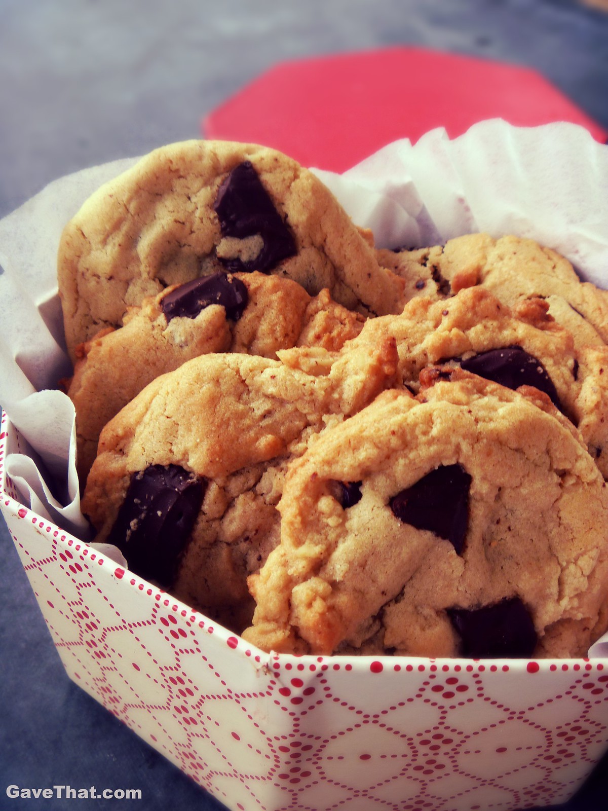 Gourmet Thick Chewy Chocolate Peanut butter Chunk Cookies with the Recipe Below