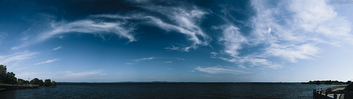 panorama water clouds 35mm canon landscape eos bay f14 pano maryland panoramic boardwalk stitched chesapeake havredegrace maritimemuseum memorialpark waterscape prominade 35l f14l 5dmkiii 5dmk3 5d3 5dmarkiii 5dmark3 millardtydings