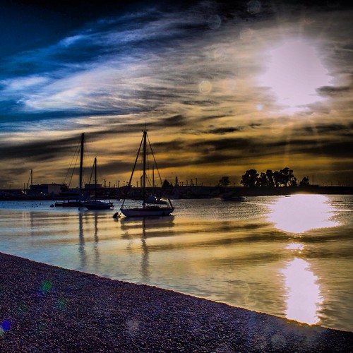 blue sunset sea sky italy sun port boat reflex nikon puglia d5100 uploaded:by=flickrmobile flickriosapp:filter=nofilter
