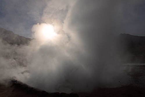 chile southamerica argentina sunrise reflections steam atacama andes sanpedrodeatacama geysers tatiogeysers atacamadesert