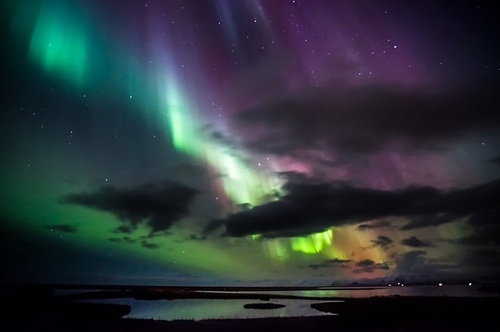 myblogette: Northern Lights, Iceland, by greenzowie