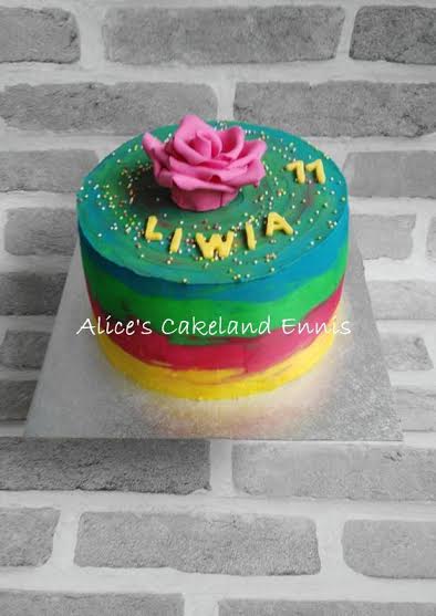 Colorful Cake by Alicja Komasa of Alice's Cakeland Ennis