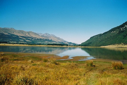 newzealand lake film water fuji nikonf90x
