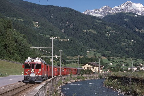 train switzerland railway 55 treno rhb bernina schmalspurbahn abe44iii
