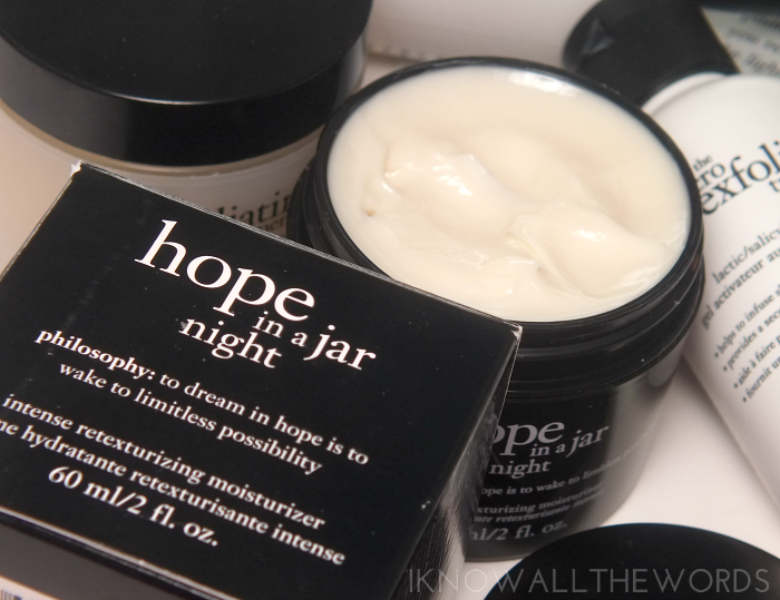 philosophy hope in a jar night moisturizer