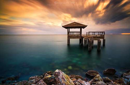 old longexposure travel light sea sun sunlight mountain seascape building beach nature water rock horizontal stone architecture clouds port landscape thailand island harbor twilight dock colorful harbour hill wave structure quay creation motionblur wharf tropical reef pire ndfilter chonburi khaosammuk softsea oldpire ทวีศักดิ์บุญวิรัตน์ อาแปะ