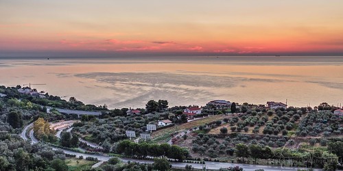 sea sunrise dawn mediterranean mediterraneo mare alba abruzzo adriatico vasto 2013