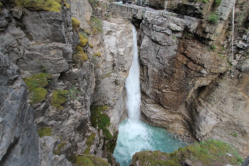 canada waterfall canyon alberta johnston