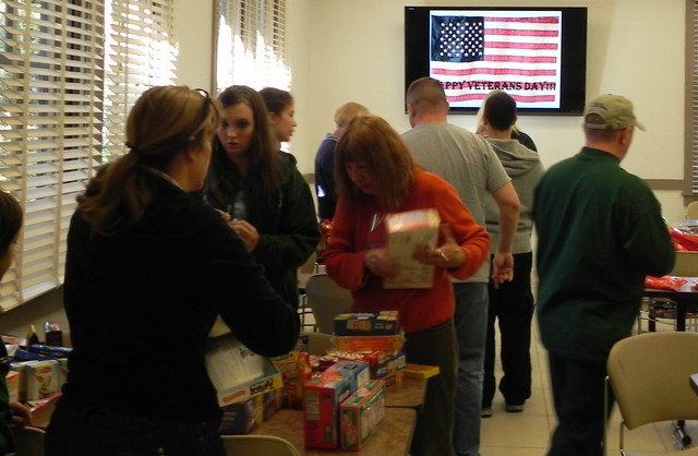 First Landing State Park visitors help pack care packages for deployed troops