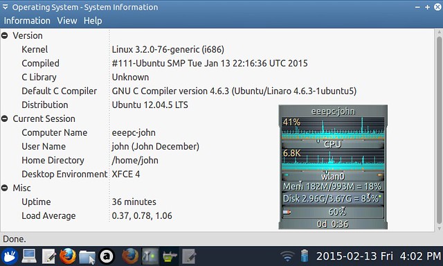EEEPC installation with Xubuntu