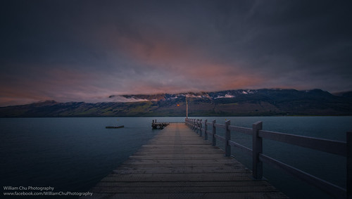 newzealand sunrise dawn twilight jetty southisland lakewakatipu glenorchy