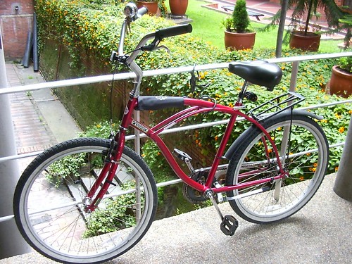 bici roja robada