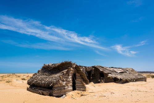 summer beach landscape cabin nikon asia village hut fisher srilanka nikkor northwesternprovince d5200 1855mmf3556gvr