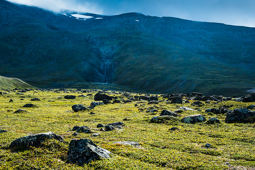 norway tundra skyer troms landskap sommertur dividalen indretroms flybilde jærta skaktardalen