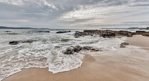 sea beach mar sand rocks playa arena rocas orilla riasbajas riadepontevedra oceanoatlantico playadeareas