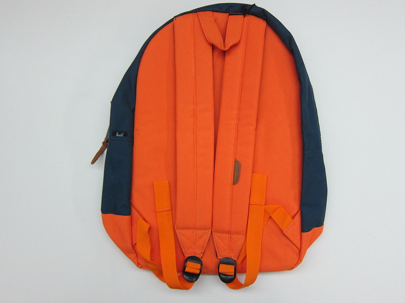 Herschel Supply Settlement Backpack (Navy/Mandarin) - Back