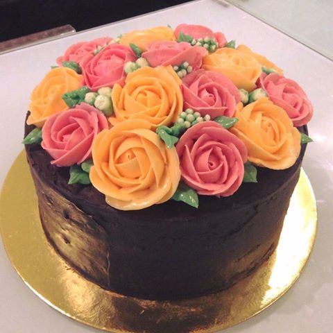 Beautiful Flower Cake by Angelica Rose Delos Reyes - Alovera