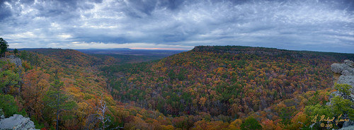 autumn trees sunset panorama mountains fall nature clouds forest outdoors fallcolor view hiking hills arkansas fallscenery autumncolor scenicview petitjeanstatepark ouachitamountains arkansasrivervalley