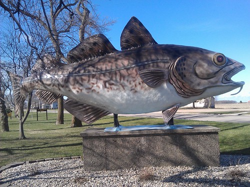 sculpture minnesota dawson outsideart us75 lutefisk lacquiparlecounty lutefiskcapital