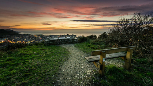 uk sunset sea wales landscape coast nikon sigma wideangle aberystwyth 1020mm viewpoint d3100