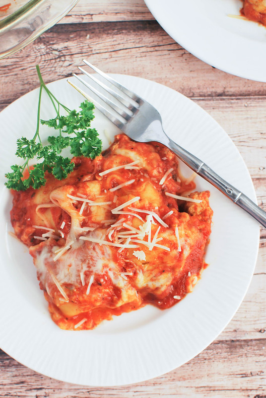 Crockpot Ravioli - an easy meal the whole family will love!