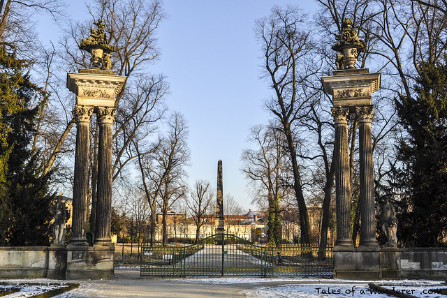 POTSDAM - Park Sanssouci - Obeliskportal
