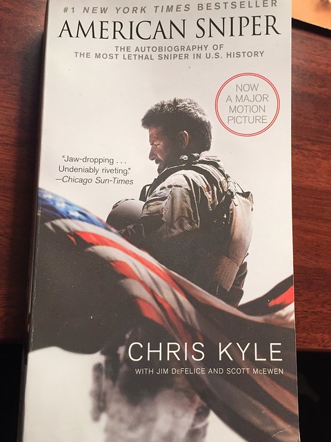 I believe the cover to American Sniper is a good example of form/function/message because it explains a lot about who Chris Kyle was