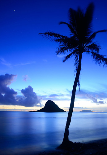 blue silhouette sunrise hawaii nikon day hour windward kualoa chinamanshat d600 sunris pwpartlycloudy