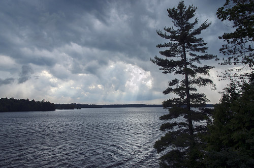lake storm clouds stormclouds deerlake