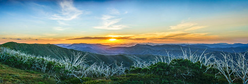 sunset panorama mountains landscape australia victoria highcountry mthotham northeastvictoria hothamheights nex6
