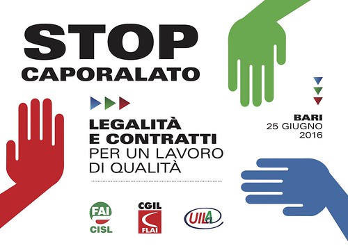 Stop Caporalato - Bari, 25 giugno
