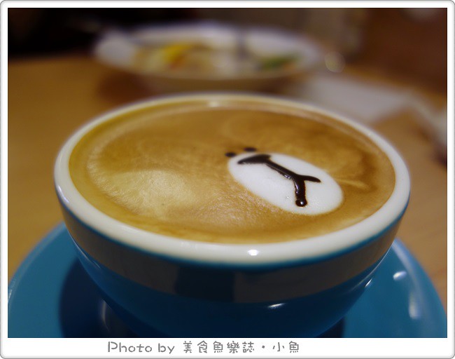 【台北松山】Sam咖啡‧超吸睛Line貼圖拉花拿鐵 @魚樂分享誌