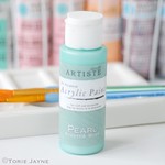 Frosted Mint Pearl Acrylic paint