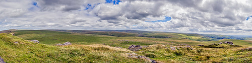 uk england panorama clouds landscape nationalpark devon wilderness dartmoor tors copyright©keithbowden2013
