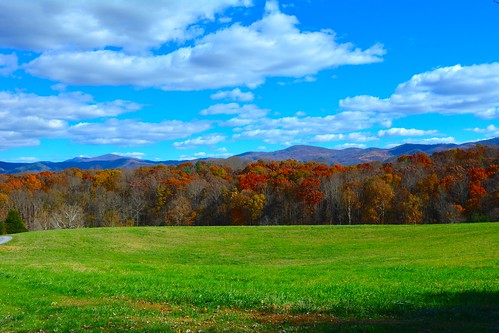 autumn 2013 air aerial afternoon clear clouds everything forest landscape mountains nature outdoor sky skyline sunny travel trees woods tree virginia day