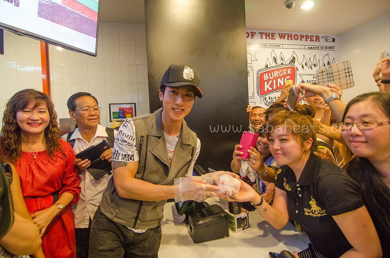 吳尊 Wu Chun Centrepoint Burgerking KK Opening