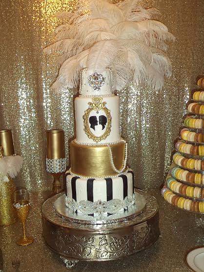 Elegant Cake by Lillian Chng of Decorated Confections