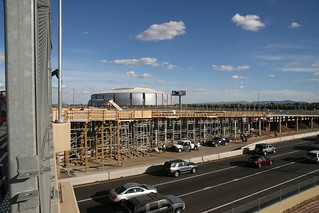 Loop 101 Maryland Ave HOV Ramps Under Construction (February 2014)