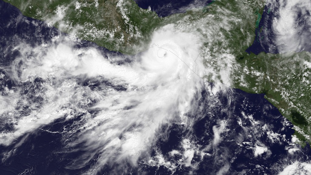 Hurricane Barbara Nears the Coast of Mexico