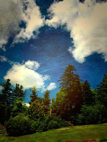 summer sky nature clouds garden landscape day cloudy newhampshire pastoral iphone partlycloudy thefells iphoneography uploaded:by=flickrmobile flickriosapp:filter=nofilter