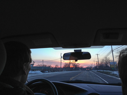 sunset newyork driving unitedstates rearviewmirror clarence