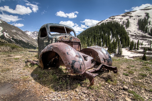 old mountains abandoned clouds truck landscape rust colorado silverton rusty rusted oldtruck sets automobiles oldtrucks oldcarsandtrucks carstrucks abandonedtruck animasforks mountainlandscapes canoneos7d tokina1116mmf28atx116